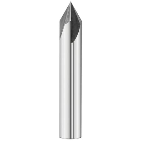 Fullerton Tool 60/90/120 Degree End Style - 3730 Chamfer Mill GP End Mills, Straight, Chamfer, Standard, 3/8 36142